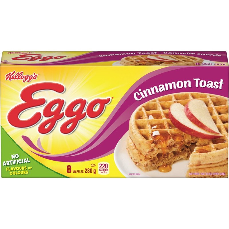 Kellogg's Eggo Waffles Cinnamon Toast 280 g