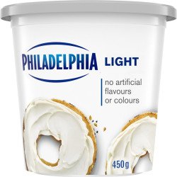 Kraft Philadelphia Cream Cheese Soft Plain Light 450 g