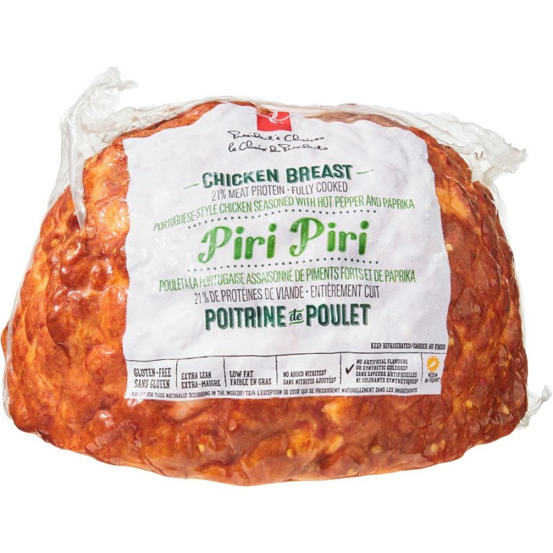 PC Extra Lean Piri Piri Portuguese Style Chicken Breast (Thin Sliced) (up to 27 g per slice)