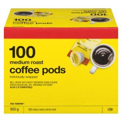No Name Medium Roast Coffee K-Cups 100's