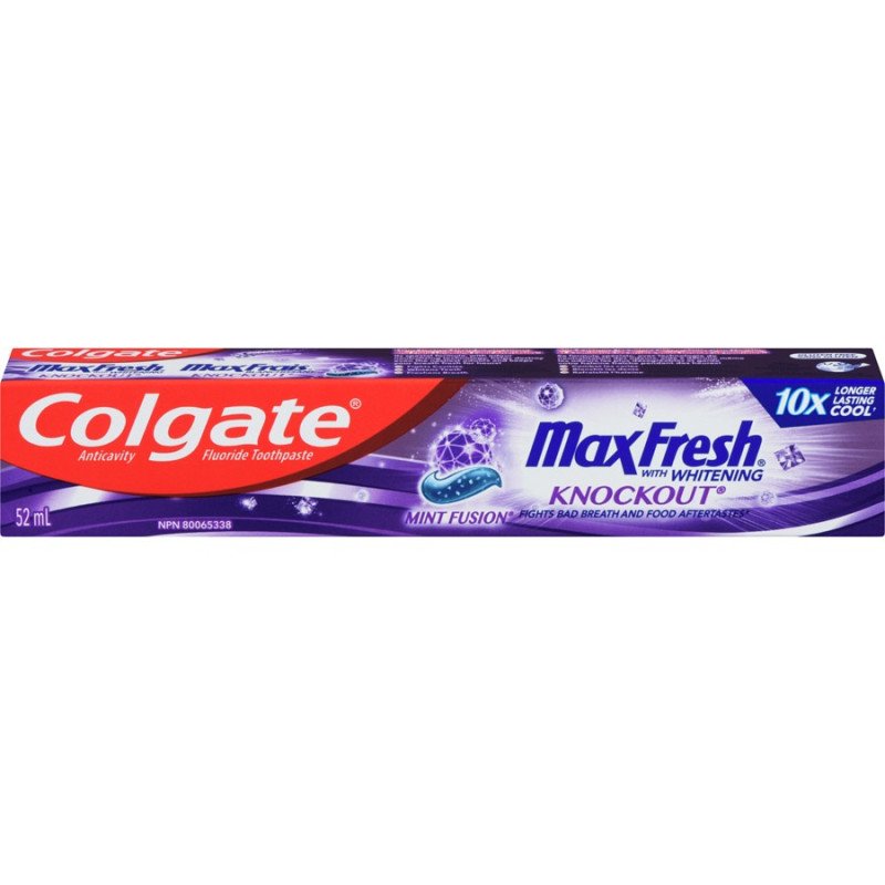 Colgate Max Fresh Toothpaste Knock-Out Mint Fusion 52 ml