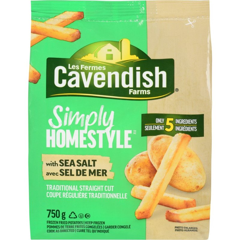 Cavendish Simply Homestyle Traditional Straight Cut 750 g