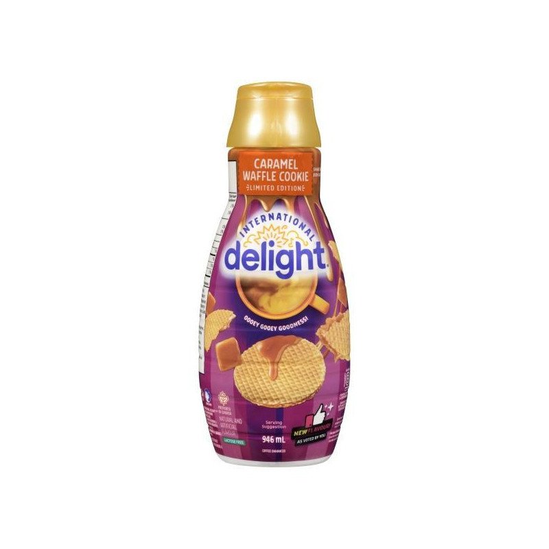 International Delight Coffee Whitener Limited Edition Caramel Waffle Cookie 946 ml