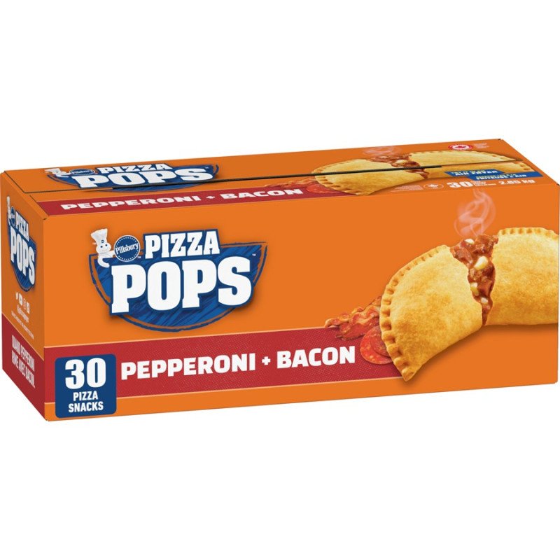 Pillsbury Pizza Pops Pepperoni & Bacon 30's