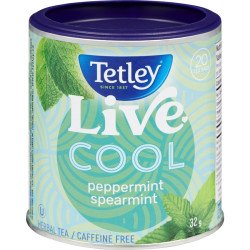 Tetley Live Cool Herbal Tea Peppermint Spearming 20's