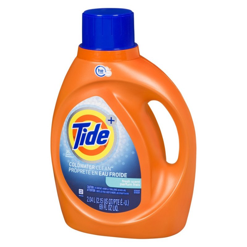 Tide+ Coldwater Clean Fresh Scent Liquid HE Laundry Detergent 2.04 L