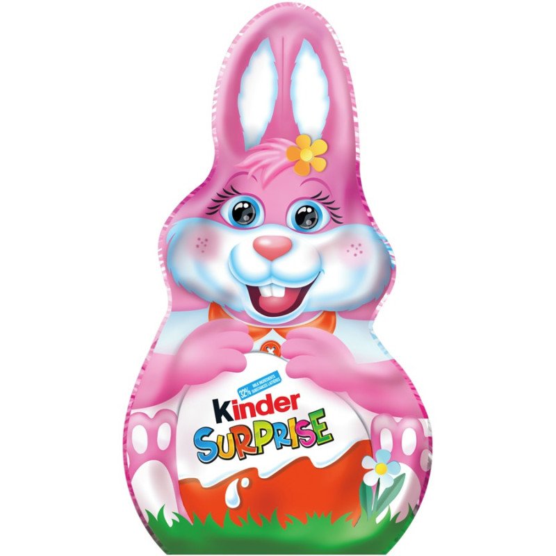 Ferrero Kinder Surprise Hollow Chocolate Bunny Pink 75 g