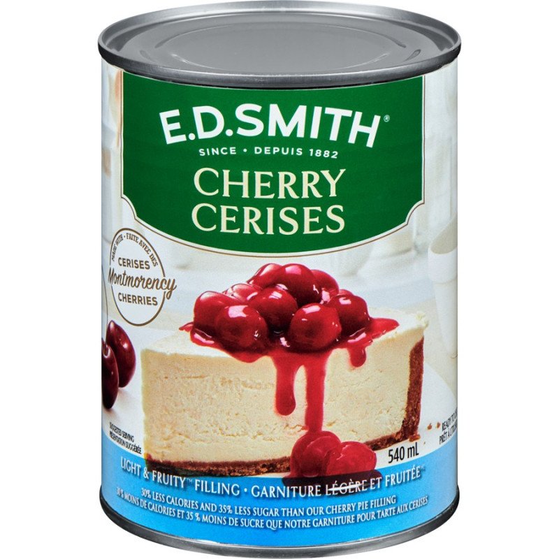 E.D. Smith Lite & Fruity Cherry Pie Filling 540 ml