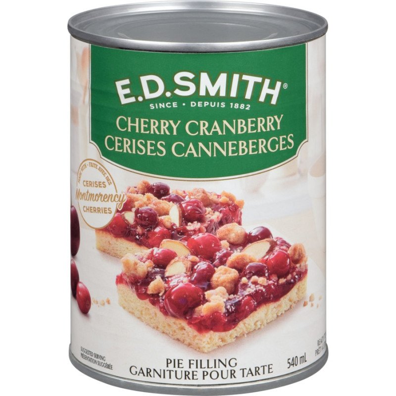 E.D. Smith Cherry Cranberry Pie Filling 540 ml