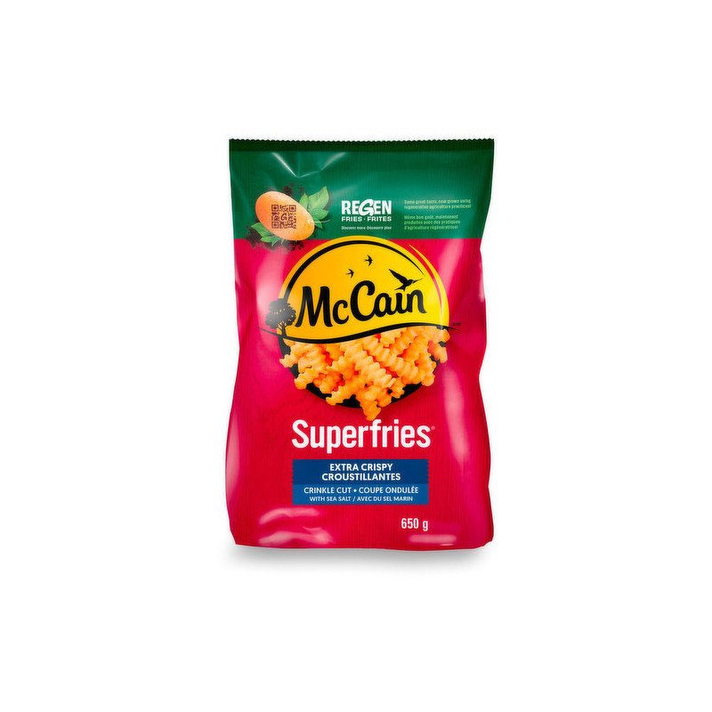 McCain Superfries Extra Crispy Crinkle Cut 650 g