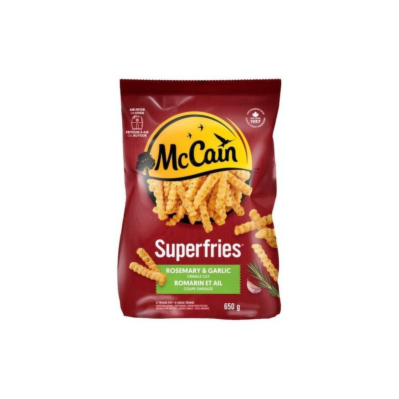 McCain Superfries Rosemary & Garlic 650 g