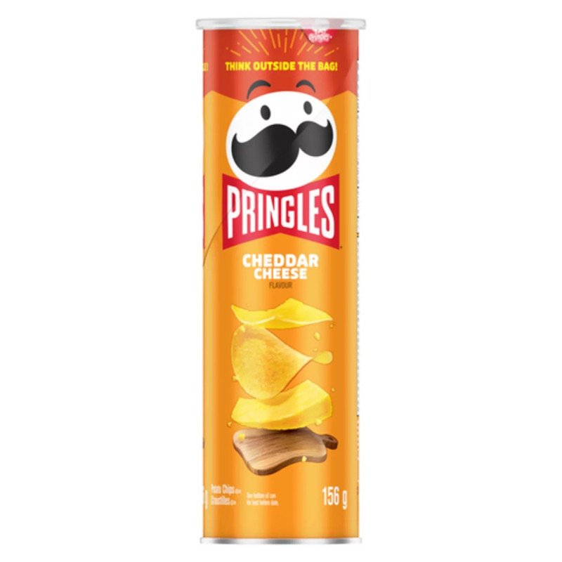 Pringles Potato Chips Cheddar Cheese 156 g