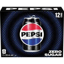 Pepsi Zero Sugar 12 x 355 ml