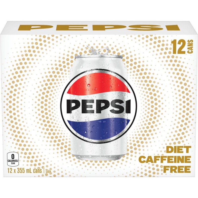 Diet Pepsi Caffeine Free 12 x 355 ml