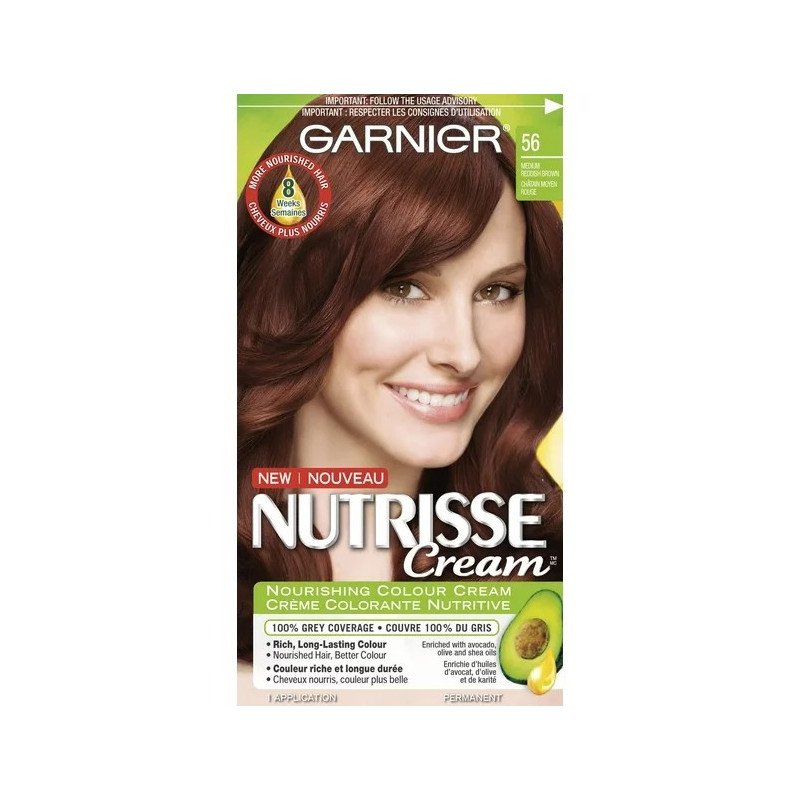 Garnier Nutrisse Cream No. 56 Medium Reddish Brown each