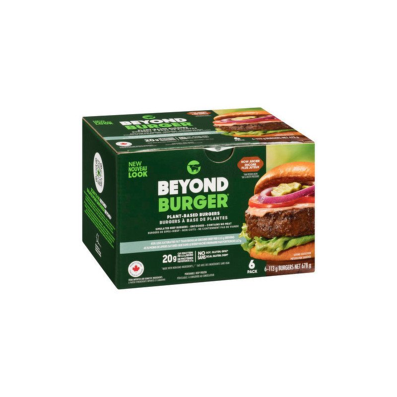 Beyond Meat Plant Based Beyond Burger 6’s 678 g