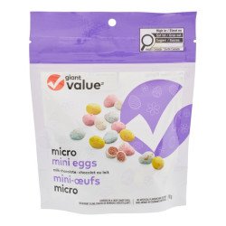 Giant Value Micro Mini Eggs Milk Chocolate 90 g