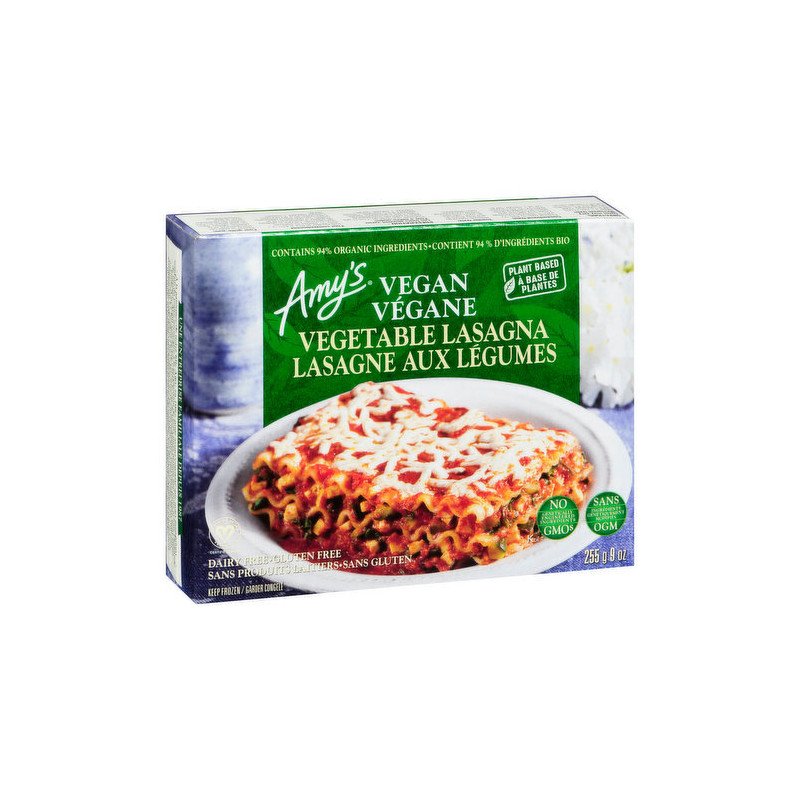 Amy’s Gluten Free Dairy Free Vegetable Lasagna 255 g
