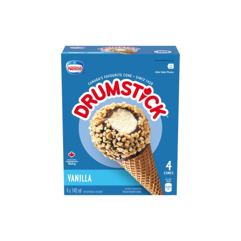 Nestle Drumstick Vanilla 4 x 140 ml