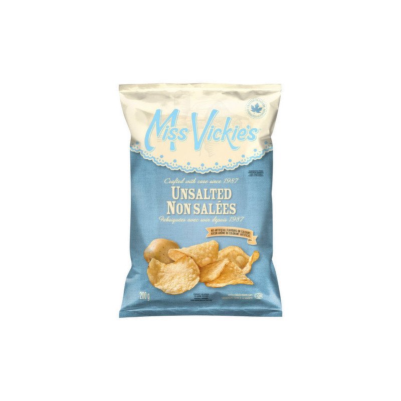 Miss Vickie's Potato Chips Unsalted 200 g