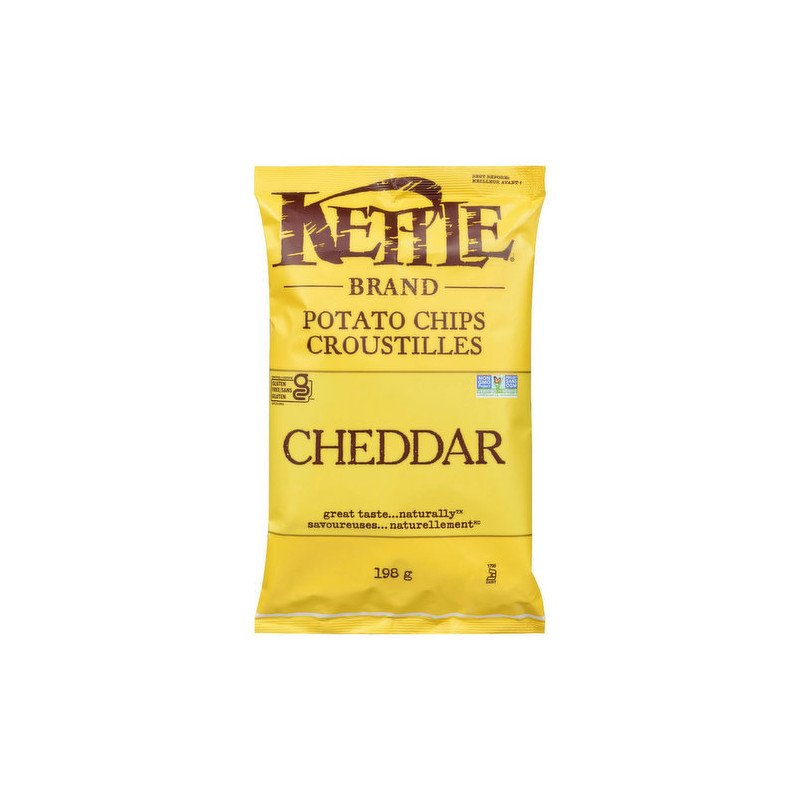 Kettle Brand Potato Chips Cheddar 198 g