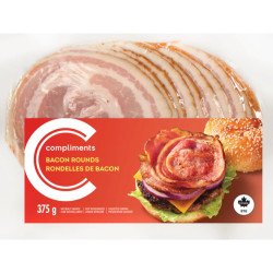 Compliments Bacon Rounds 375 g
