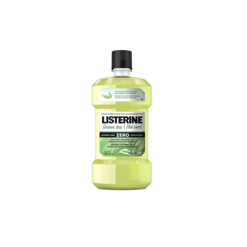Listerine Classic Mouthwash Green Tea Zero 1 L