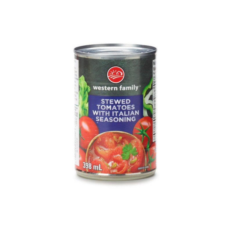 Western Family Italian Stewed Tomatoes 398 ml