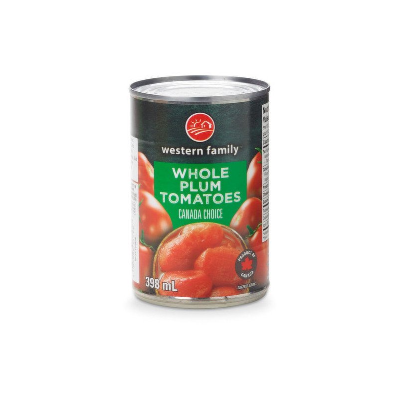 Western Family Italian Plum Tomatoes 398 ml