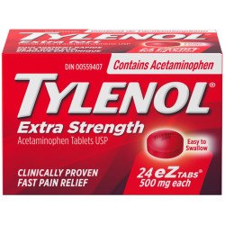 Tylenol Extra Strength eZ Tabs 500 mg 24's