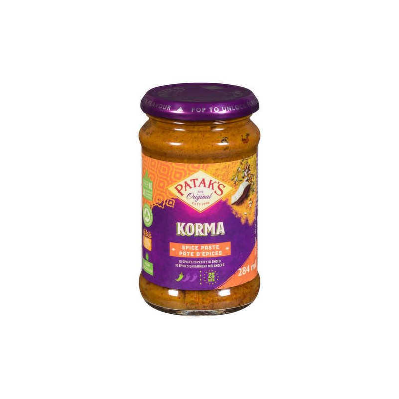 Patak's Korma Spice Paste 284 ml