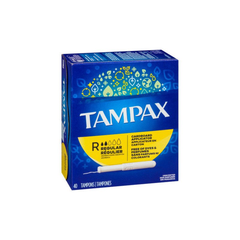 Tampax Tampons Regular Unscented 40’s