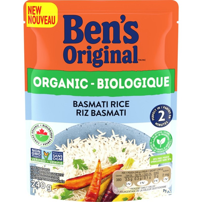 Ben’s Original Organic Basmati Rice 240 g
