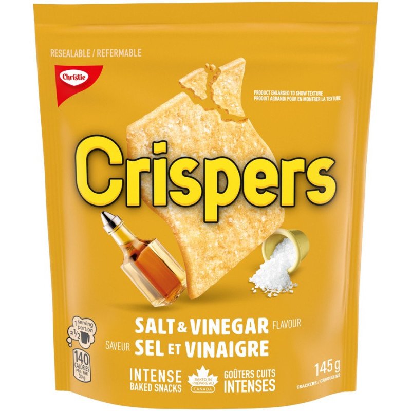 Christie Crispers Salt & Vinegar 145 g