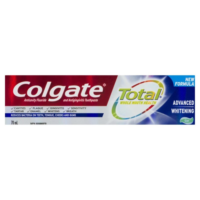 Colgate Total Whole Mouth Health Advanced Whitening Gel 70 ml