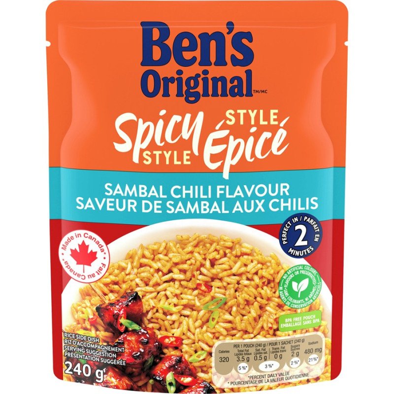 Ben’s Original Spicy Style Sambal Chili Flavour 240 g