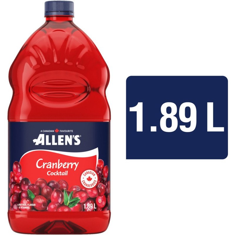 Allen’s Cranberry Cocktail 1.89 L