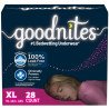 Huggies Goodnites Nighttime Underwear Girls XL 28’s