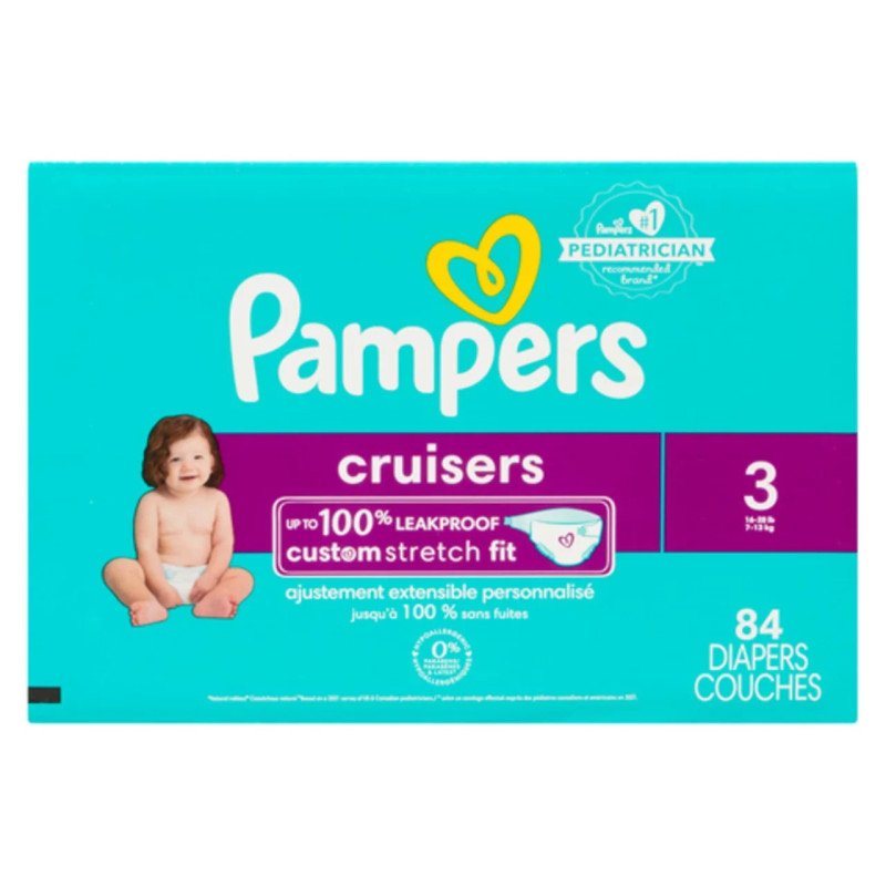 Pampers Cruisers Super Pack Size 3 84's