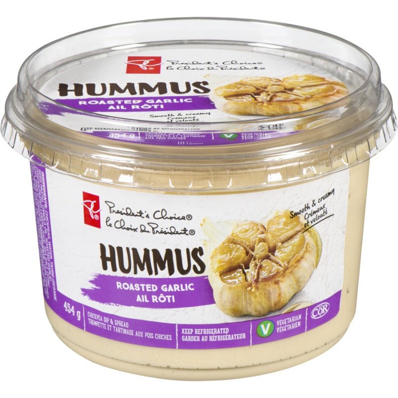 PC Hummus Roasted Garlic 454 g