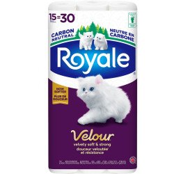 Royale Velour Bathroom Tissue 15/30