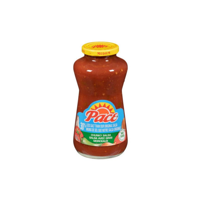 Pace Chunky Medium Salsa 30% Less Salt 642 ml