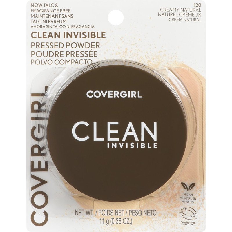 Covergirl Clean Invisible Pressed Powder 120 Creamy Natural 11 g