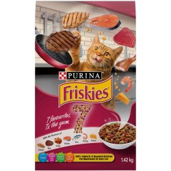 Friskies Dry Cat Food 7 Favorites 1.42 kg