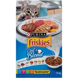 Friskies Dry Cat Food Chef's Blend 1.5 kg