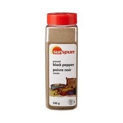 Sunspun Ground Black Pepper 540 g