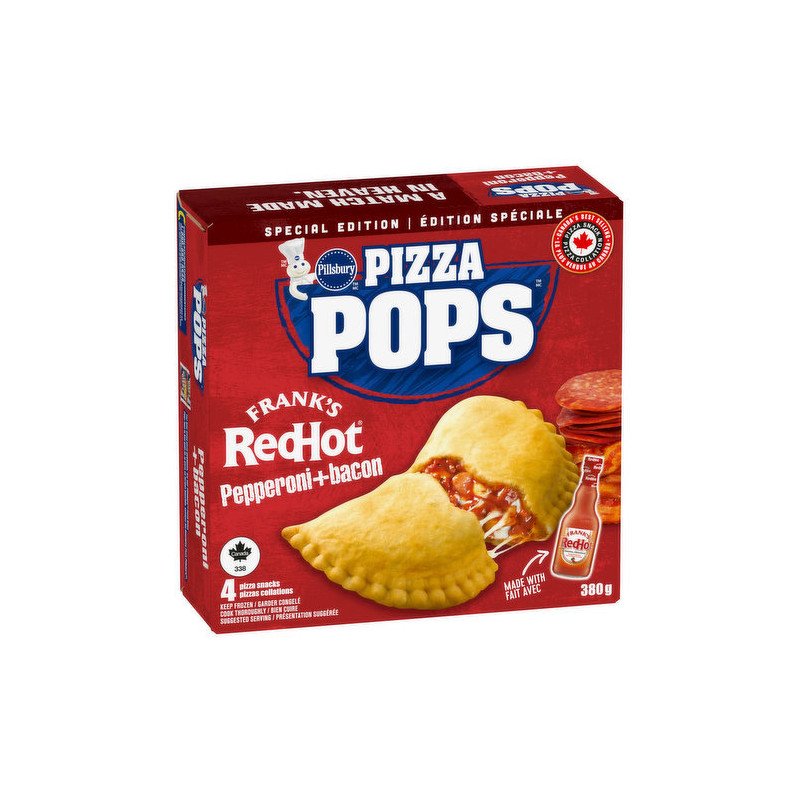 Pillsbury Pizza Pops Frank’s Red Hot Pepperoni & Bacon Special Edition 4's