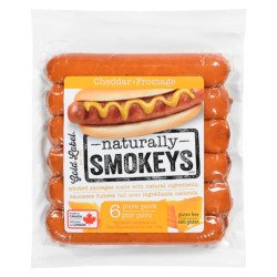 Gold Label Cheddar Smokeys Smoked Pork Sausages 375 g