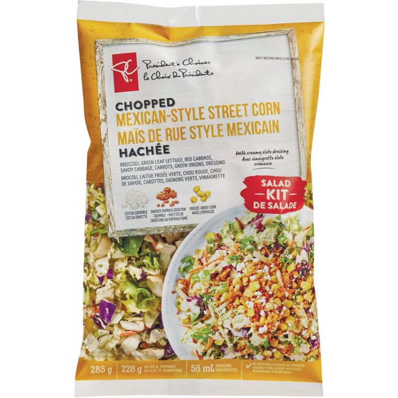 PC Chopped Mexican-Style Street Corn Salad Kit 285 g