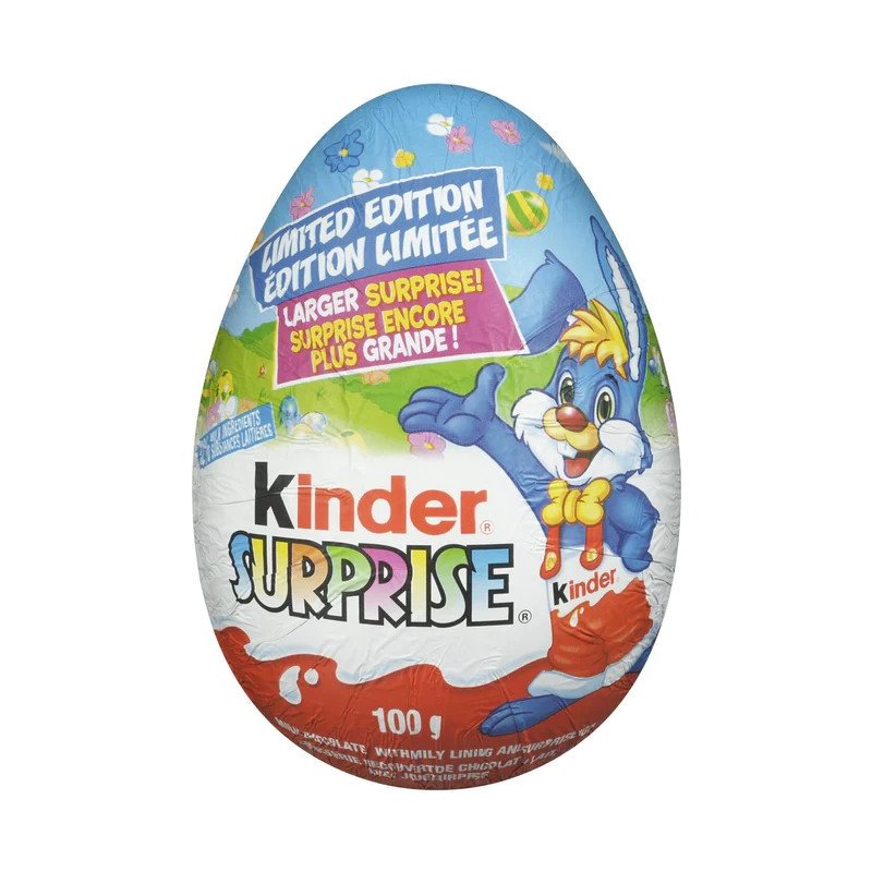 Ferrero Kinder Surprise Easter Egg Blue 100 g (Seasonal Availability)